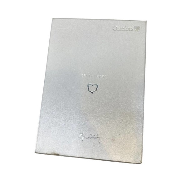 Orrefors Crazy Heart Efva Atting 2 Champagne Flutes - Picture 4 of 10